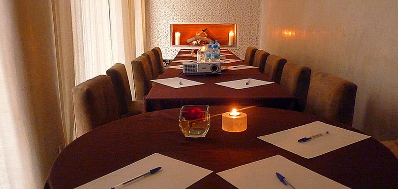 seminario aziendale in un riad privatizzato Marrakech — vista d'insieme
