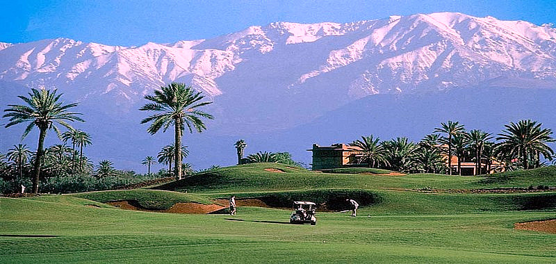 golfreise marrakech green fee royal golf amelkis pakke med riad