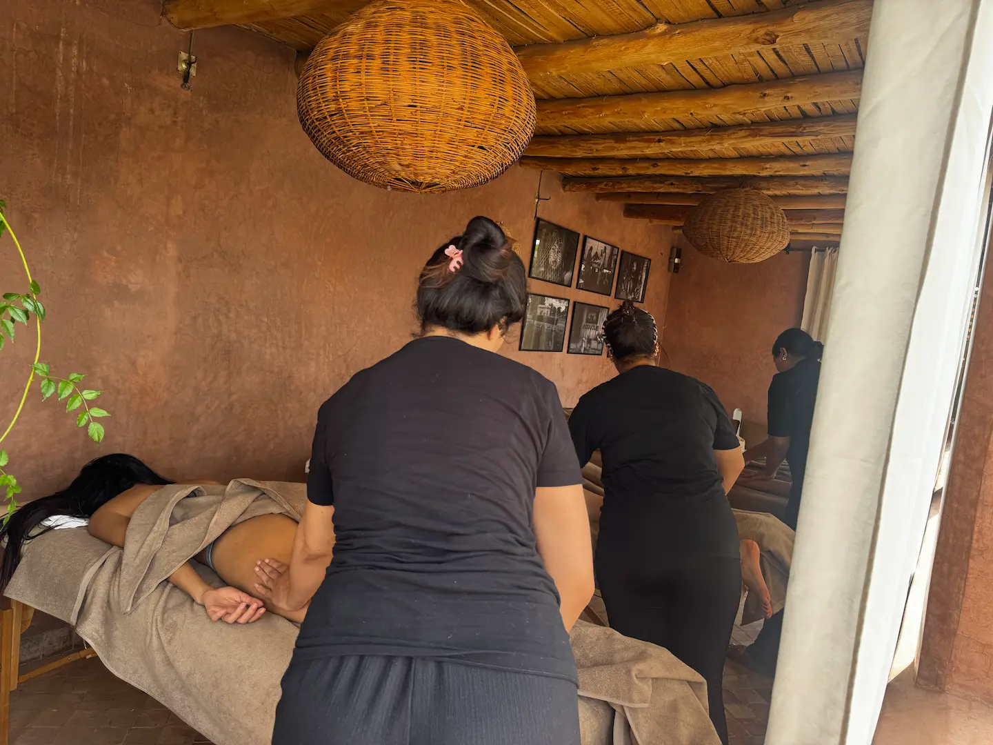 Massage för par samtidigt i spat på Riad Vendôme, sparesa till Marrakech