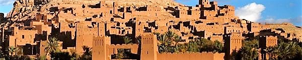 Aït Ben Haddou på vägen till öknen