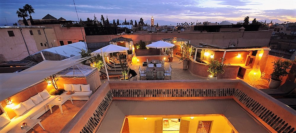 Marrakech patio piscine — séjour riad et désert d'Agafay, programme 4 jours tout compris